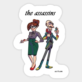 the Oz 9 assassins! Sticker